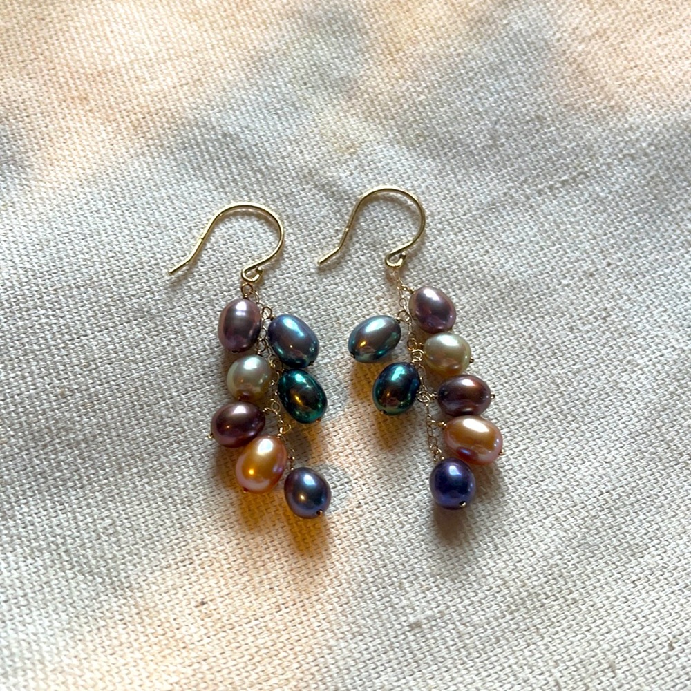 Pearl Earrings 14k